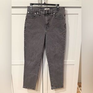 Madewell The Perfect Vintage Jean – Size 29 – Washed Charcoal Gray